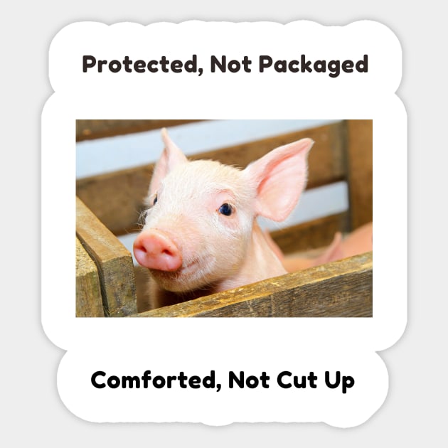 PROTECTED PIGLET Sticker by Green Art Service